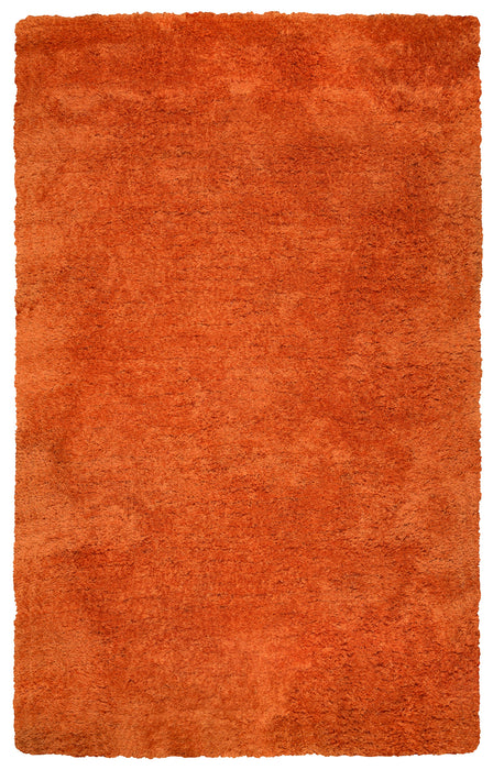 Rizzy Home Commons CO8364 Orange Solid Area Rug