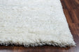 Rizzy Home Commons CO8365 White Solid Area Rug