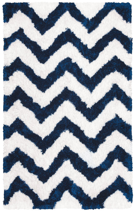 Rizzy Home Commons CO9495 Navy Chevron Area Rug