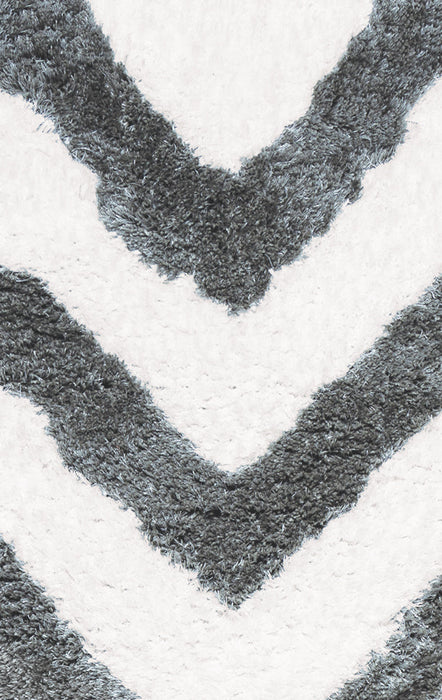 Rizzy Home Commons CO9536 Gray Chevron Area Rug