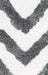 Rizzy Home Commons CO9536 Gray Chevron Area Rug