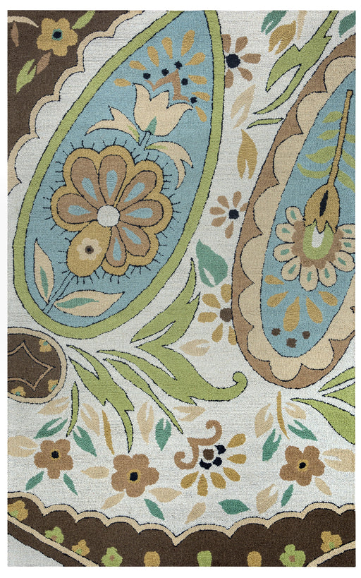 Rizzy Home Country CT1631 Multi-Colored Paisley Area Rug