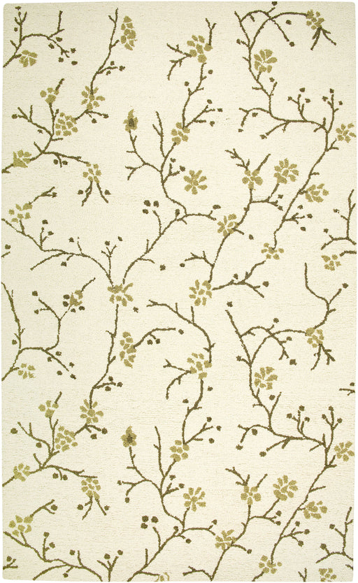Rizzy Home Country CT1634 Ivory Floral Area Rug