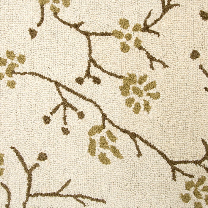 Rizzy Home Country CT1634 Ivory Floral Area Rug