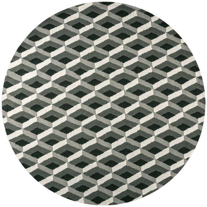 Rizzy Home Country CT8584 Gray Geometric Area Rug