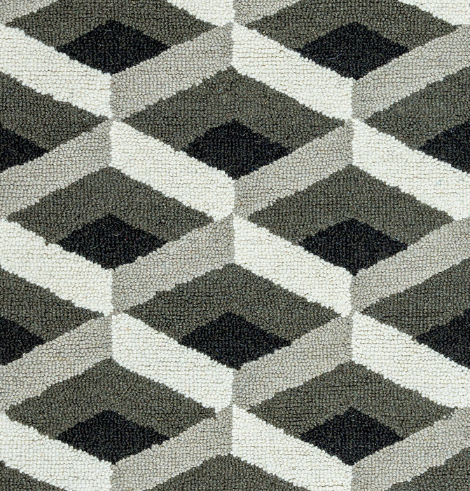 Rizzy Home Country CT8584 Gray Geometric Area Rug