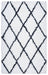 Rizzy Home Connex CX004A White Diamond Area Rug