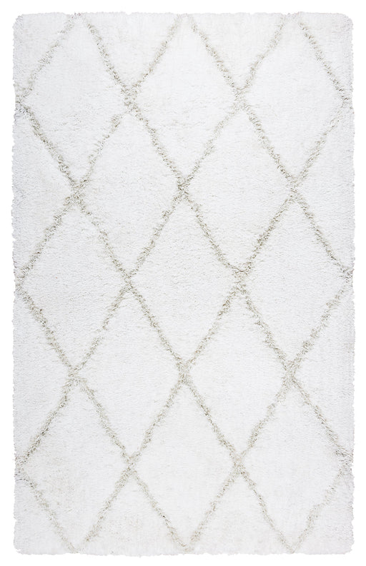 Rizzy Home Connex CX088A Ivory Diamond Area Rug