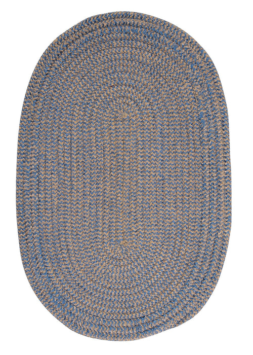 Colonial Mills Softex Check CX25 Blue Ice Check Traditional Area Rug