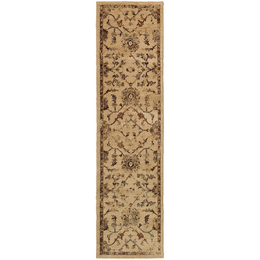 Oriental Weavers Casablanca Ivory/Beige Oriental 1376E Area Rug