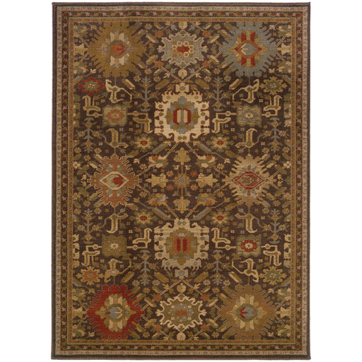 Oriental Weavers Casablanca Brown/Multi Oriental 4444A Area Rug