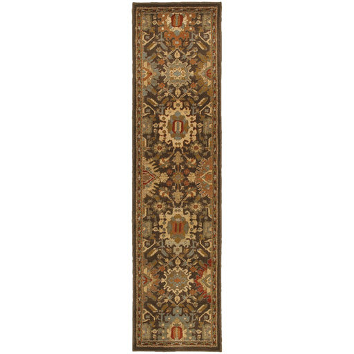 Oriental Weavers Casablanca Brown/Multi Oriental 4444A Area Rug