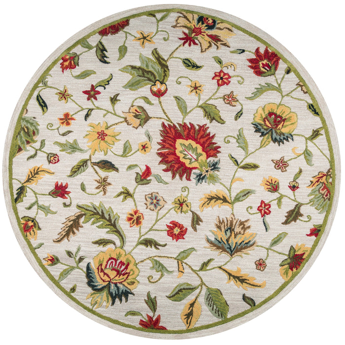 Rizzy Home Dimensions DI1159 Khaki Floral Area Rug