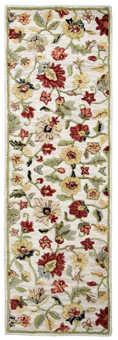 Rizzy Home Dimensions DI1159 Khaki Floral Area Rug