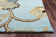 Rizzy Home Dimensions DI1615 Blue Floral Area Rug