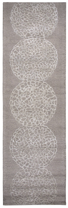 Rizzy Home Dimensions DI2455 Taupe Medallion Area Rug