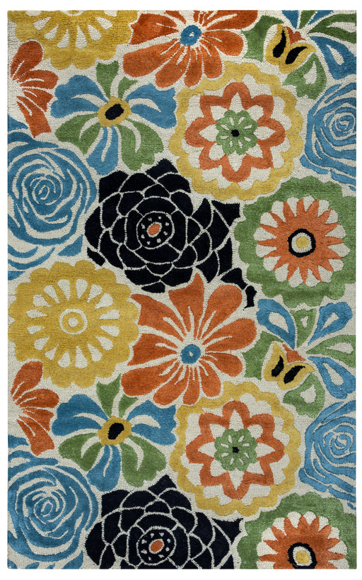 Rizzy Home Dimensions DI2671 Multi-Colored Floral Area Rug