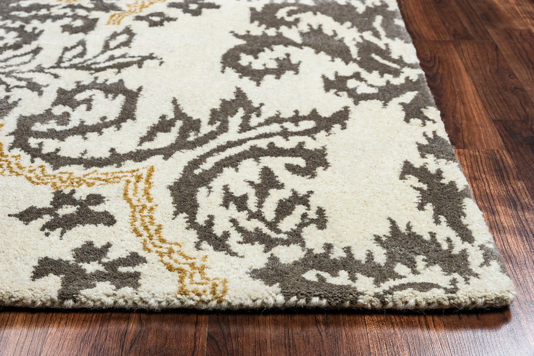 Rizzy Home Destiny DT5070 Taupe/Tan Ikat Area Rug