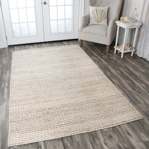 Rizzy Home Ellington EG9030 Natural Chevron Area Rug