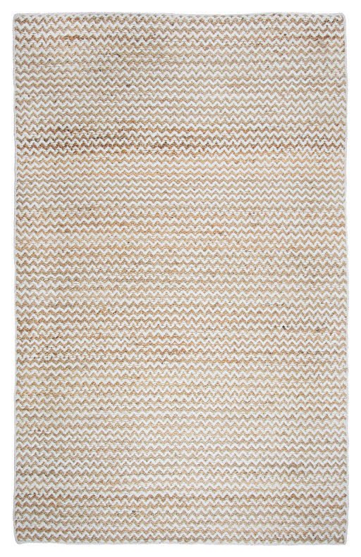 Rizzy Home Ellington EG9030 Natural Chevron Area Rug