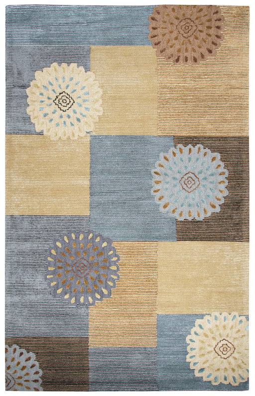 Rizzy Home Eden Harbor EH070A Multi-Colored Block Area Rug