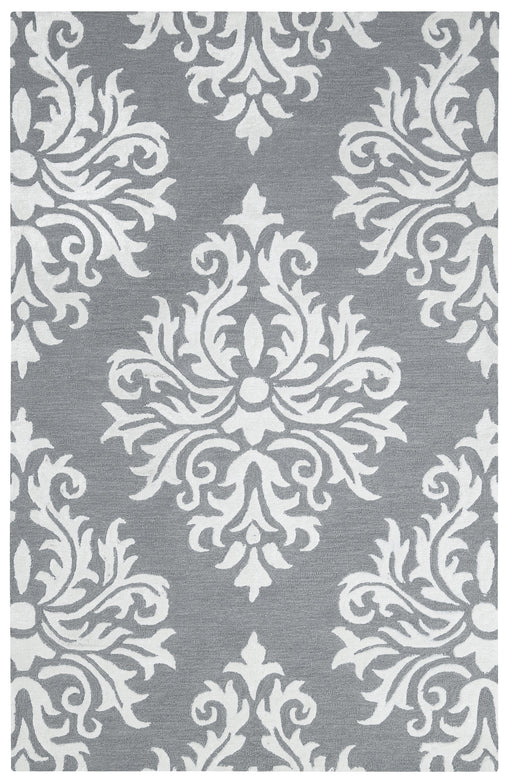 Rizzy Home Eden Harbor EH133A Heayher Gray Ornamental Area Rug