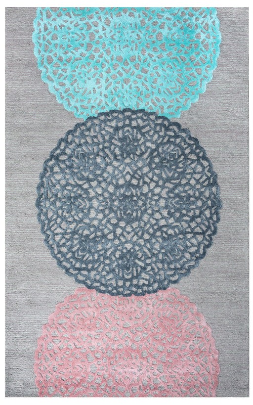 Rizzy Home Eden Harbor EH8881 Multi-Colored Medallion Area Rug