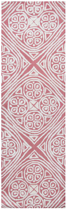 Rizzy Home Eden Harbor EH8892 Pink Trellis Area Rug