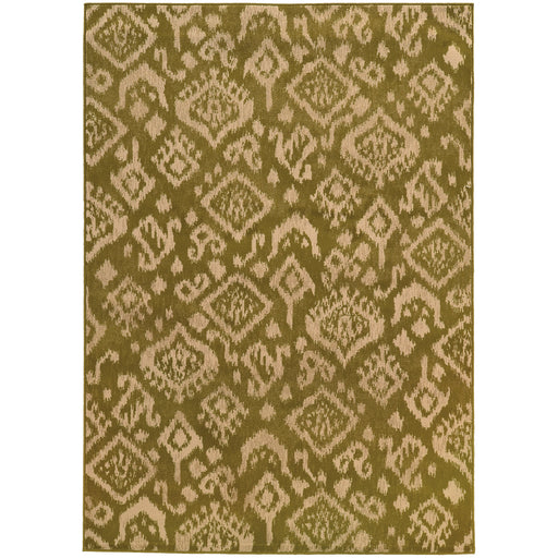 Oriental Weavers Ella Green/Beige Abstract 5113A Area Rug
