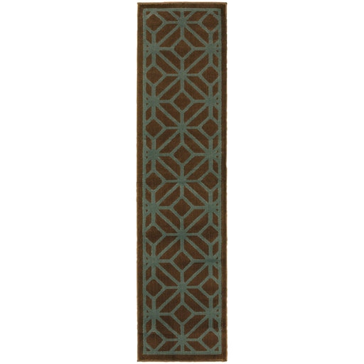 Oriental Weavers Ella Brown/Blue Geometric 5188D Area Rug