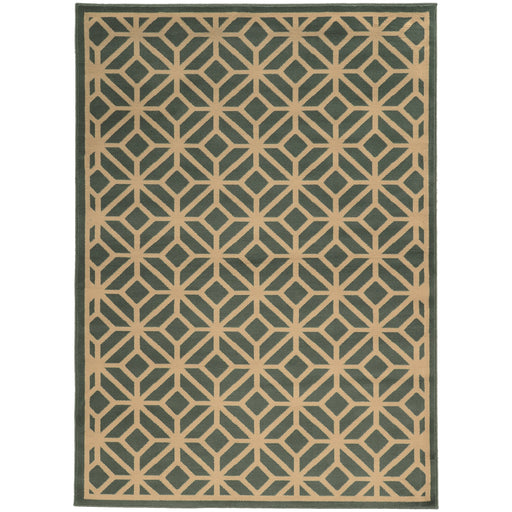 Oriental Weavers Ella Blue/Beige Geometric 5188G Area Rug