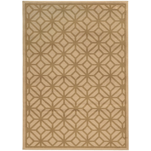 Oriental Weavers Ella Beige/Tan Geometric 5188H Area Rug