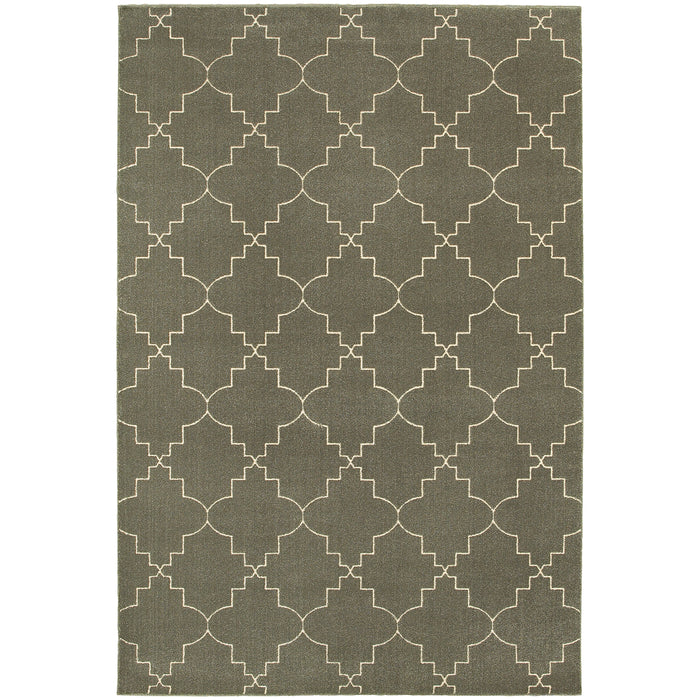 Oriental Weavers Ellerson Grey/Ivory Lattice 5994D Area Rug