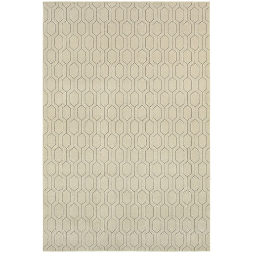 Oriental Weavers Ellerson Ivory/Grey Geometric 8021I Area Rug