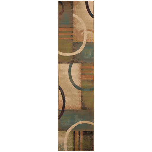 Oriental Weavers Emerson Brown/Gold Geometric 2231A Area Rug