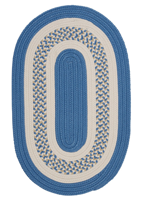 Colonial Mills Flowers Bay FB51 Blue Indoor/Outdoor Area Rug