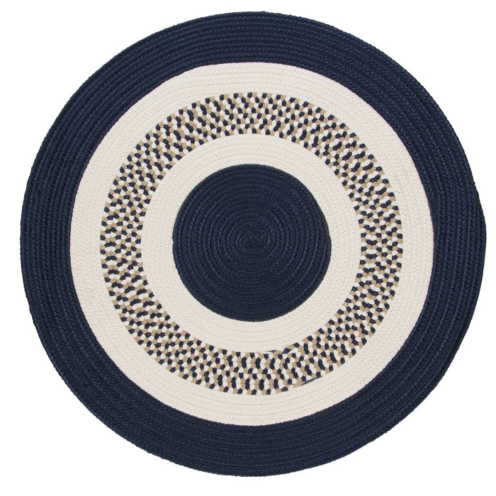Colonial Mills Flowers Bay FB52 Navy Indoor/Outdoor Area Rug