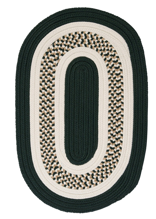 Colonial Mills Flowers Bay FB62 Dark Green Indoor/Outdoor Area Rug