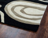 Rizzy Home Fusion FN0071 Black Abstract Area Rug