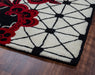 Rizzy Home Fusion FN1447 Black Ornamental Area Rug