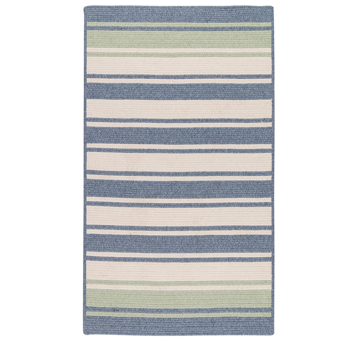 Colonial Mills Frazada Stripe FZ49 Light Blue/Mint Stripes Area Rug