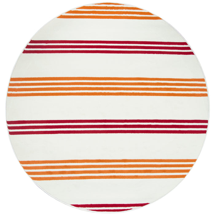 Rizzy Home Glendale GD5904 Orange/Burgundy Stripe Area Rug
