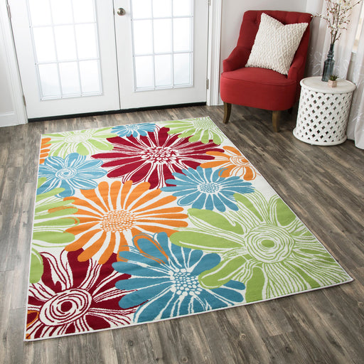 Rizzy Home Glendale GD5909 Multi-Colored Floral Area Rug