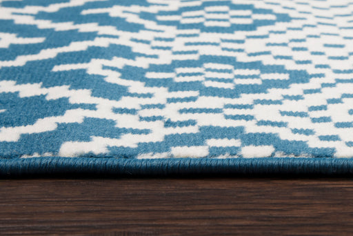 Rizzy Home Glendale GD5921 Navy Pattern Area Rug