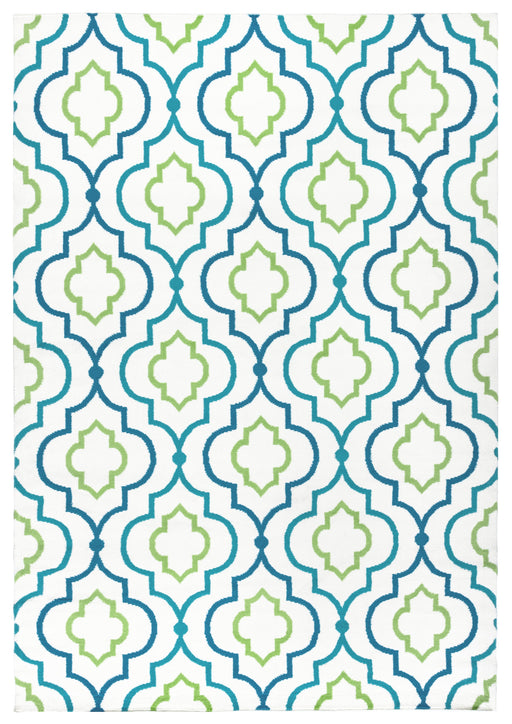 Rizzy Home Glendale GD5948 Multi-Colored Trellis Area Rug