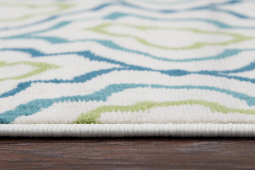 Rizzy Home Glendale GD5948 Multi-Colored Trellis Area Rug