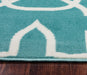 Rizzy Home Glendale GD5949 Aqua/Blue Trellis Area Rug