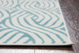Rizzy Home Glendale GD5950 Aqua/Blue Weave Area Rug