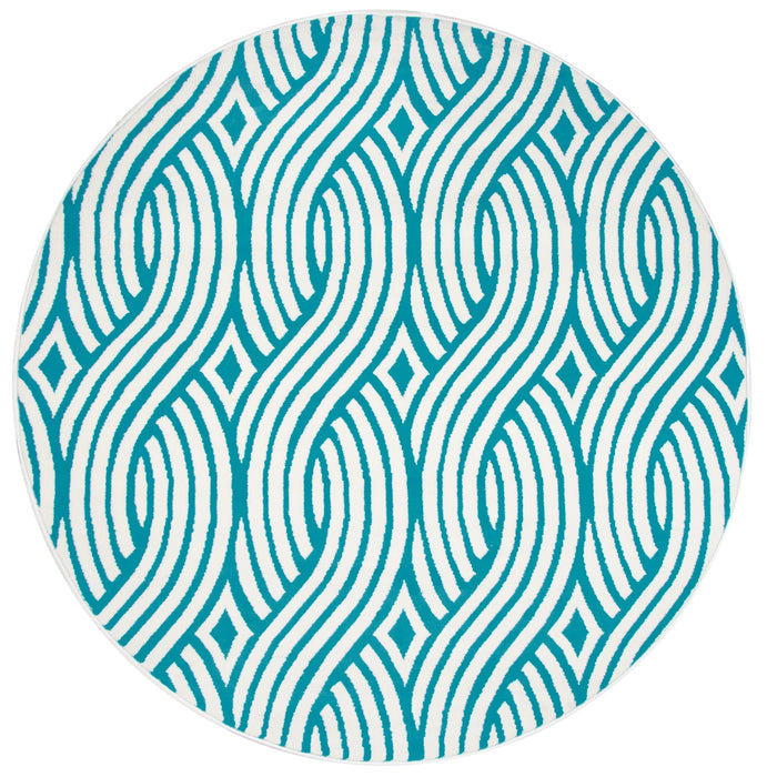 Rizzy Home Glendale GD5950 Aqua/Blue Weave Area Rug