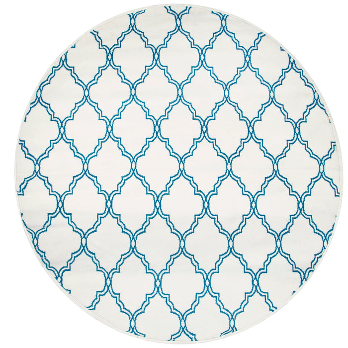 Rizzy Home Glendale GD5953 White Trellis Area Rug